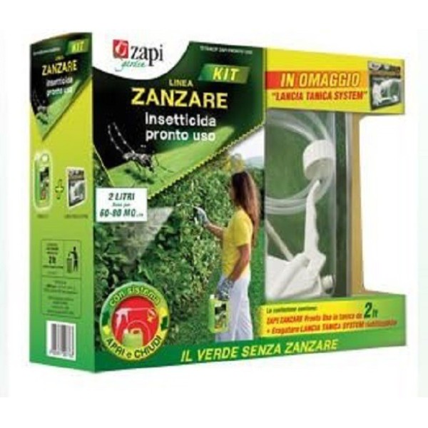 ZAPI ZANZARE INSETTICIDA KIT PRONTO USO LOTTA alle ZANZARE nel VERDE - Aree Verdi - AREE VERDI
