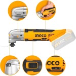 CMLI2001- INGCO- MULTIFUNZIONE 20 VOLT BATTERIA LITIO -SOLO CORPO