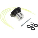 Testina per decespugliatore universale Ribimex in alluminio 4 fili 3mm x 38 cm