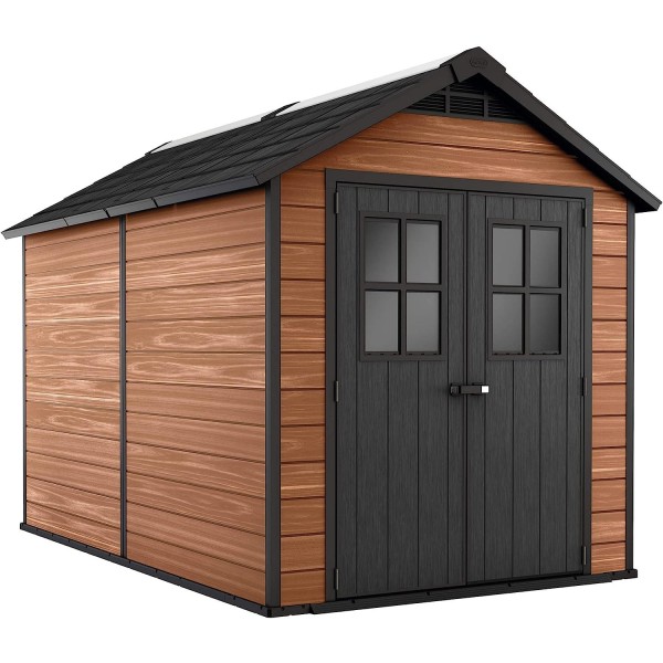Keter Casetta in Resina Newton 7511 Colore Marrone - cm.228x350x252 h
