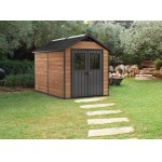Keter Casetta in Resina Newton 7511 Colore Marrone - cm.228x350x252 h