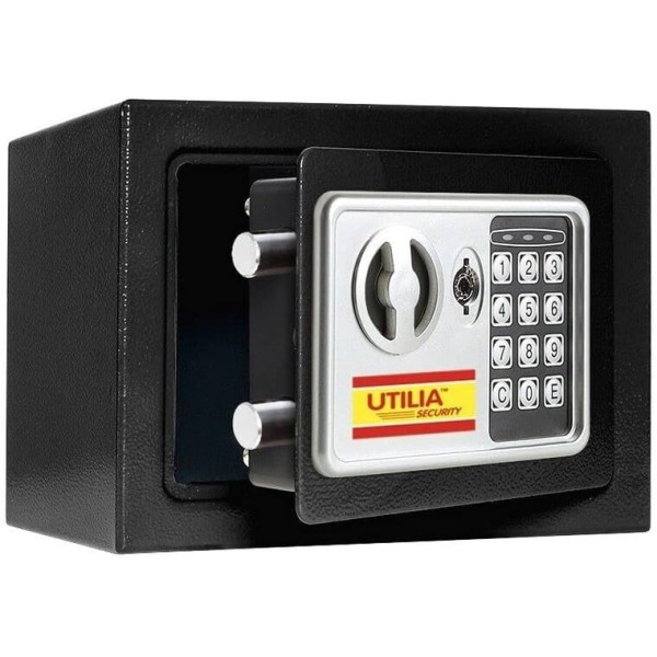CASSAFORTE ELETTRONICA UTILIA SECURITY CHIUSURA CON COMBINATORE cm 23x17x17H