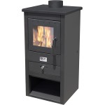 Stufa a Legna e Carbone "ATHENA" 13Kw