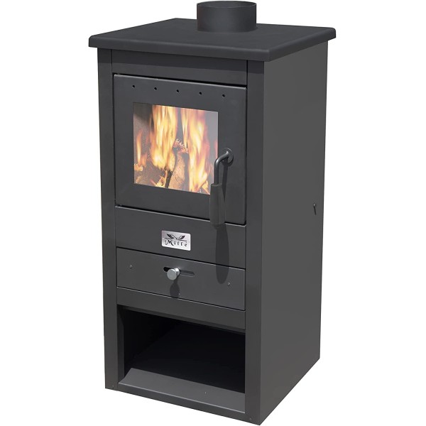 Stufa a Legna e Carbone "ATHENA" 13Kw