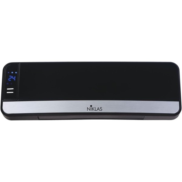TERMOVENTILATORE PTC SPLIT NIKLAS ELEGANT NERO 2000W PARETE