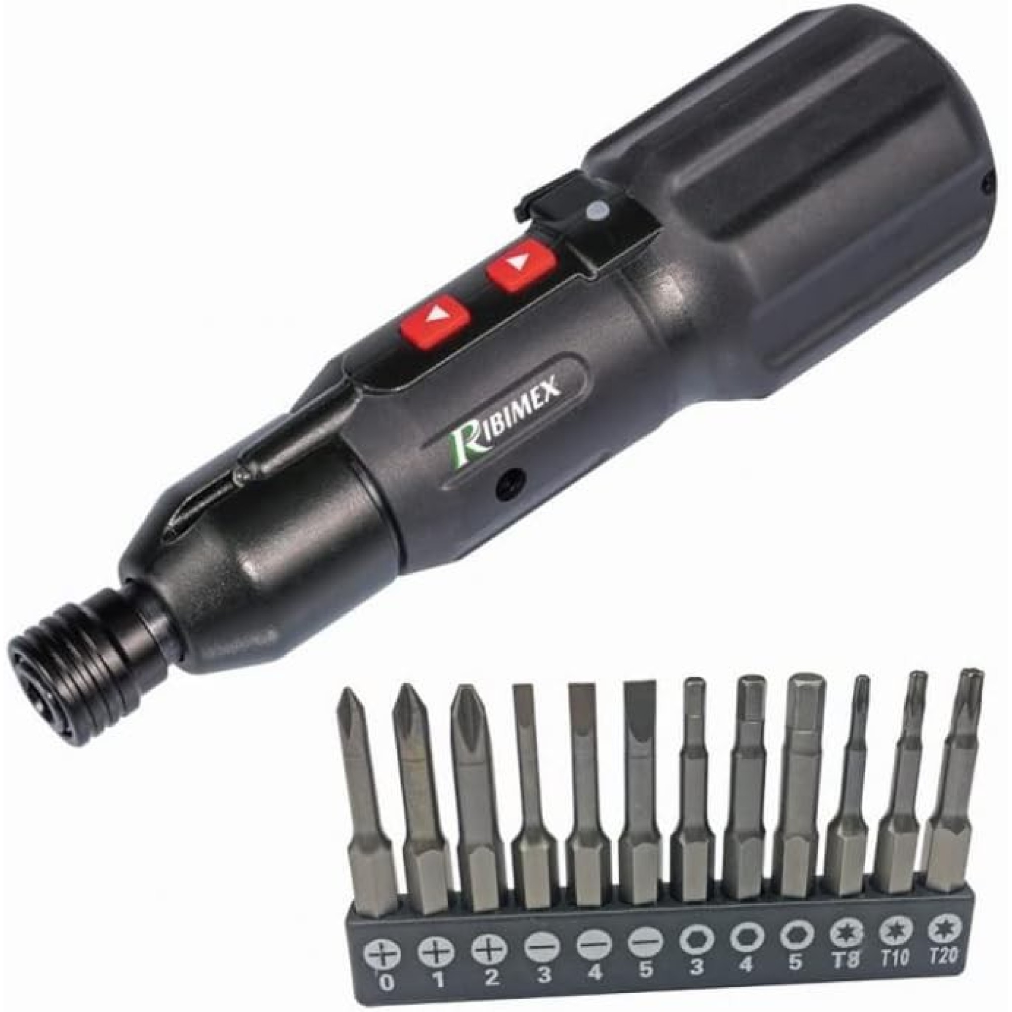 RIBIMEX - PRTOURBAT37 - Cacciavite a batteria - 3,7V - 12 inserti