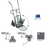 Carrello pieghevole Scoiattolo Ribimex 6 ruote PRCD6R Portata 200kg