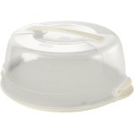 Tontarelli Portatorte con coperchio Tiramisù, diametro 30cm, colore Panna