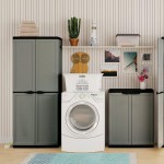 Keter Armadio Jolly Tuttopiani, 3 Ripiani Regolabili, Grigio/Nero, 68x39x166H cm