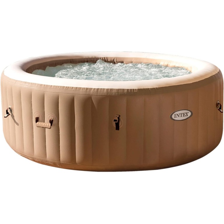 PISCINA IDROMASSAGGIO GONFIABILE BUBBLE MASSAGE VASCA SPA 196X71 CM - 4 POSTI - 120 GETTI