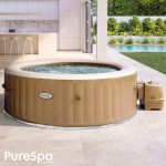 PISCINA IDROMASSAGGIO GONFIABILE BUBBLE MASSAGE VASCA SPA 196X71 CM - 4 POSTI - 120 GETTI