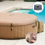 PISCINA IDROMASSAGGIO GONFIABILE BUBBLE MASSAGE VASCA SPA 196X71 CM - 4 POSTI - 120 GETTI