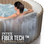 PISCINA IDROMASSAGGIO GONFIABILE BUBBLE MASSAGE VASCA SPA 196X71 CM - 4 POSTI - 120 GETTI