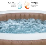 PISCINA IDROMASSAGGIO GONFIABILE BUBBLE MASSAGE VASCA SPA 196X71 CM - 4 POSTI - 120 GETTI