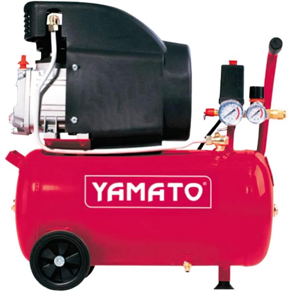 COMPRESSORE YAMATO CON RUOTE ELETTROCOMPROSSERO CARELLATO 24 LT - 2 HP 8 BAR