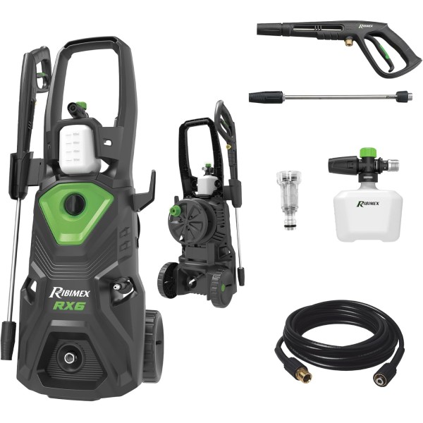 RIBIMEX - PRNHP06 - Idropulitrice a induzione RX6, 2500 W, 180 bar, 460 l/h