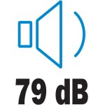 Ribiland PRBAT20/ASP, Aspirasolidi e liquidi a Batteria RBAT20 con Funzione soffiante, Nero, 40 W, 10 Litri, 79 decibeles