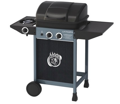 BARBECUE A GAS A PIETRA LAVICA EL GAUCHO LA PAMPA cm 97x45x99 H