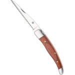 Set di 2 coltelli Pieghevoli con Custodia - Ideale per Il Giardinaggio - Maniglie in Legno Pakka