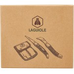 Set di 2 coltelli Pieghevoli con Custodia - Ideale per Il Giardinaggio - Maniglie in Legno Pakka