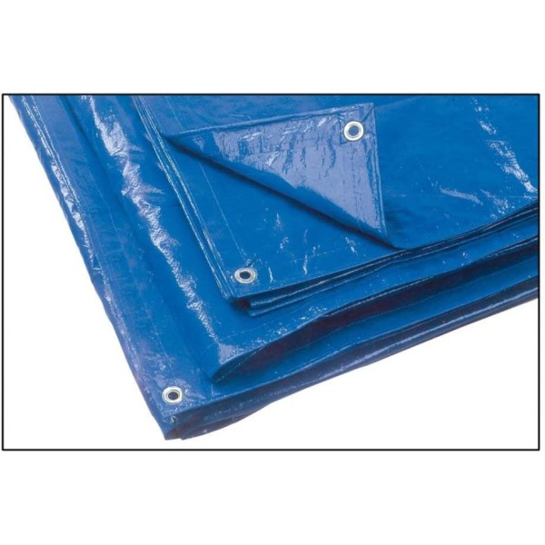 Utilia TELO OCCHIELLATO MULTIUSO IN POLIETILENE Col. Blu mt. 6x 8