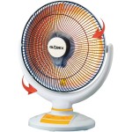 STUFA ALOGENA GLOBEX APOLLO 1000W OSCILLANTE 2 LIVELLI DI POTENZA DIAMETRO 46 CM
