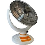 STUFA ALOGENA GLOBEX APOLLO 1000W OSCILLANTE 2 LIVELLI DI POTENZA DIAMETRO 46 CM