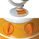 STUFA ALOGENA GLOBEX APOLLO 1000W OSCILLANTE 2 LIVELLI DI POTENZA DIAMETRO 46 CM