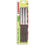 SET COLTELLI DA TAVOLA CUCINA 6 PEZZI KAIMANO DENTATO DINAMIK SEGHETTO 5 COLORI
