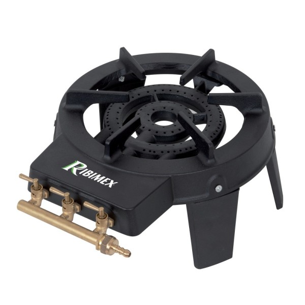 RIBIMEX - PRF390 - Fornello a gas 2 fuochi