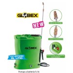 POMPA SPALLA A BATTERIA ELETTRICA IRRORATRICE PRESSIONE LT 16 BATTERIA LITIO GLOBEX