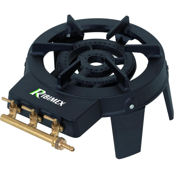 RIBIMEX - PRF391/34 - Fornello a gas 3 fuochi
