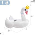 CAVALCABILE GONFIABILE 'CIGNO REGINA' cm. 188 x 124