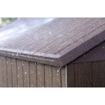 Casetta da Giardino Porta Attrezzi 190x122x221 cm in Evotech+ Keter Darwin 6x4 Marrone