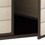 Casetta da Giardino Porta Attrezzi 130x192x198 cm in Resina Effetto Legno Keter Manor 4x6 Beige