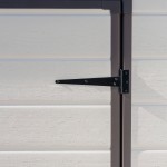 Casetta da Giardino Porta Attrezzi 183,5x185x200 cm in Resina Effetto Legno Keter Manor Pent 6x6 Beige