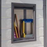 Casetta da Giardino Porta Attrezzi 183,5x185x200 cm in Resina Effetto Legno Keter Manor Pent 6x6 Beige