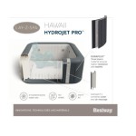 PISCINA IDRO MASSAGGIO HAWAI CM.180X180X71,4H BESTWAY 60031