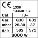 Fornello RIBIMEX - PRF308 - Fornello a gas 3 piedi