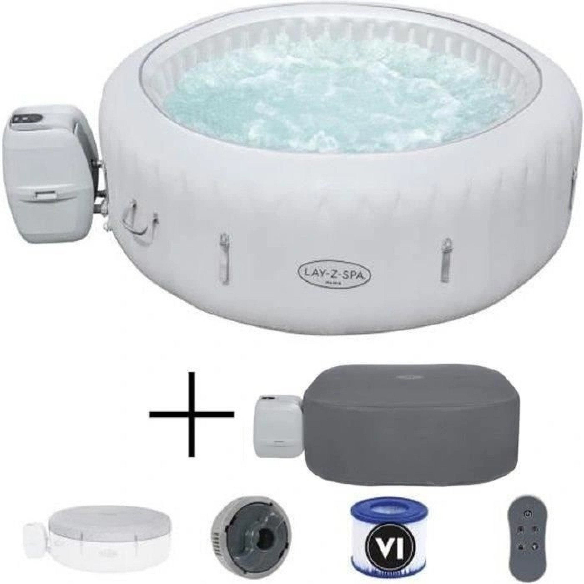 PISCINA IDROMASSAGGIO LAY-Z SPA PARIS AIRJET CM.196X66H.