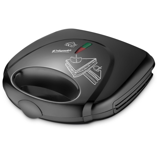 PIASTRA RIGATA TOSTIERA E MINI BISTECCHIERA DCG PER SANDWICH E TOAST 750 W