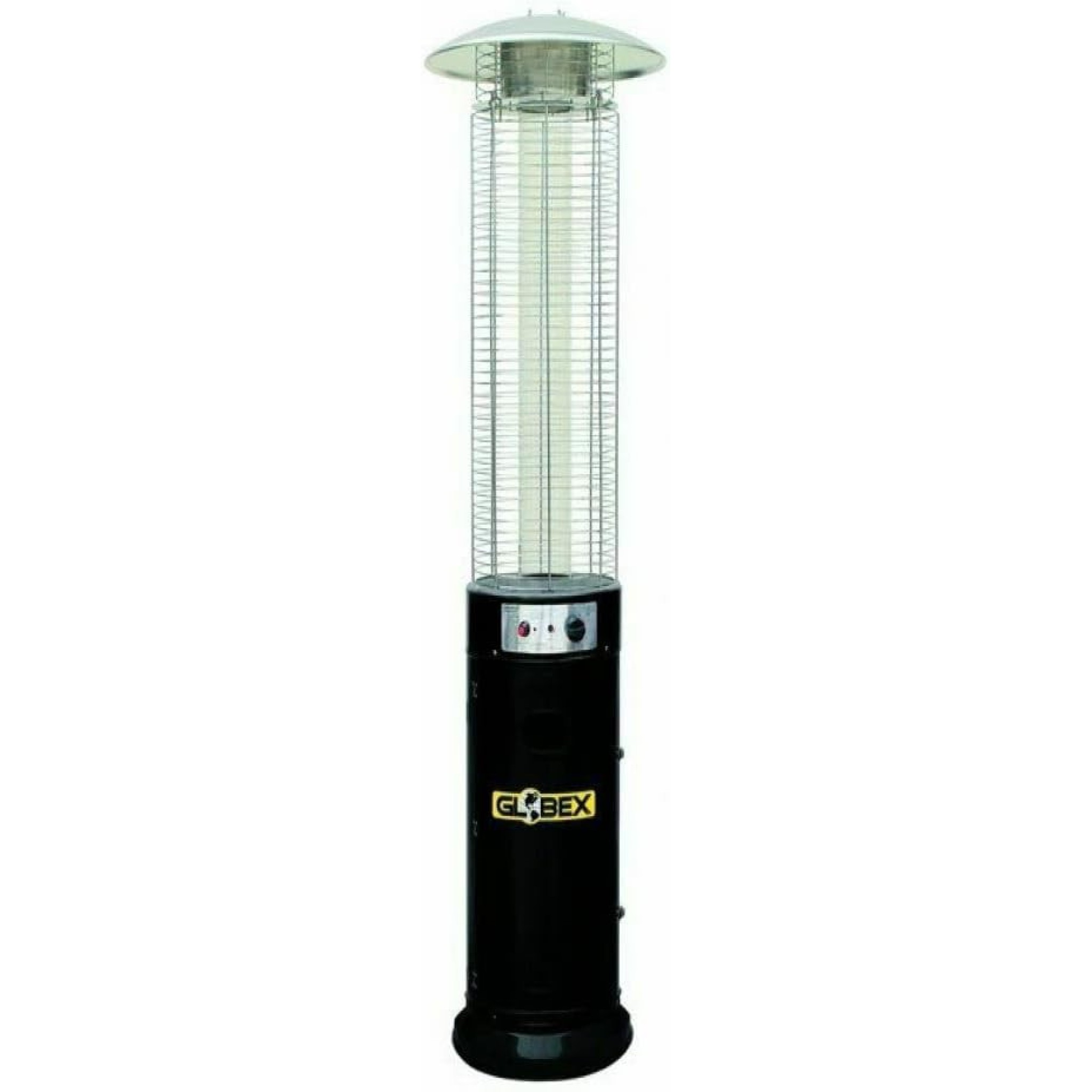 STUFA A GAS DA ESTERNO GLOBEX 11 KW TERMOPATIO NERO FUNGO BAR RISTORANTE