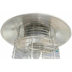 STUFA A GAS DA ESTERNO GLOBEX 11 KW TERMOPATIO NERO FUNGO BAR RISTORANTE