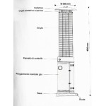 STUFA A GAS DA ESTERNO GLOBEX 11 KW TERMOPATIO NERO FUNGO BAR RISTORANTE