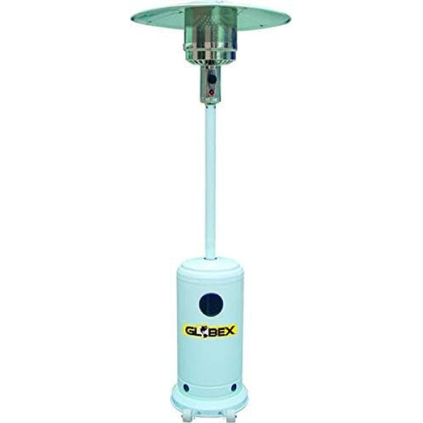 Globex STUFA A FUNGO ZEUS 13 KW Colore Bianco Con Ruote