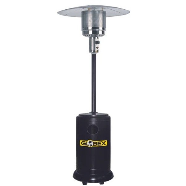 Globex STUFA A FUNGO ZEUS 13 KW Colore Nero Con Ruote