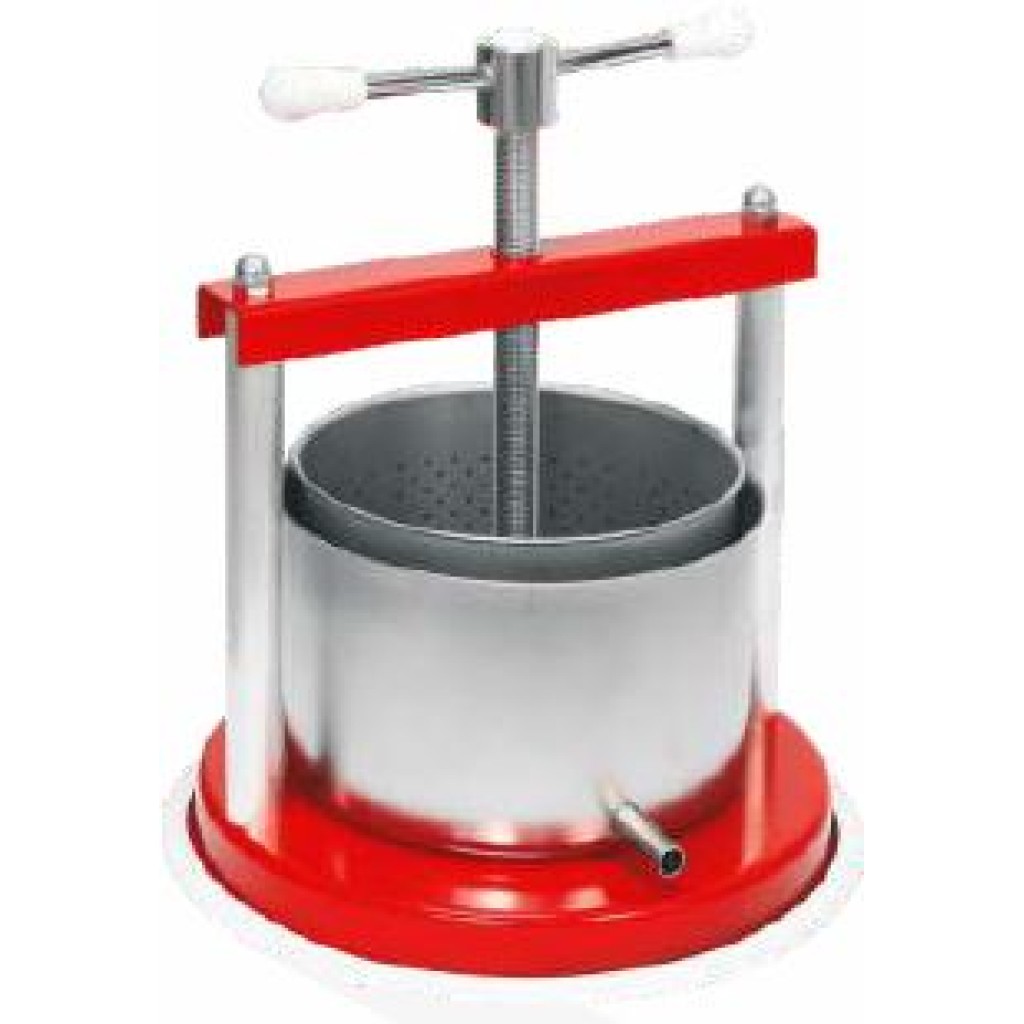 TORCHIETTO PREMITUTTO GRANDE 5LT – Ø20 – 7kg CONTENITORE PER ALIMENTI IN ACCIAIO