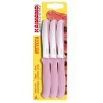 Kaimano COLTELLI Bistecca ITALICUS Manico Rosa 6 unità